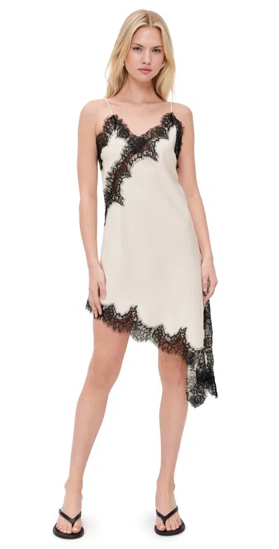 Lioness Emerging Midi Dress Porcelain In White