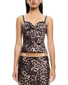 Lioness Enigmatic Animal Print Camisole In Leopard