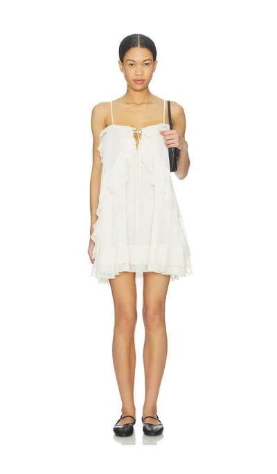 Lioness Ethereal Mini Dress In White