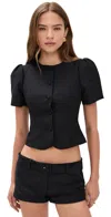 Lioness Femme Blouse Onyx In Black