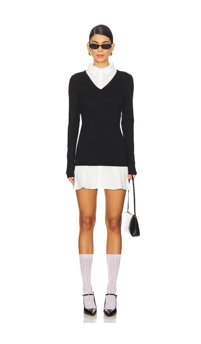 Lioness Femme Mini Dress In 黑色