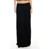 Lioness Field Of Dreams Maxi Skirt In Onyx