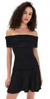 Lioness Field Of Dreams Mini Dress Onyx In Black