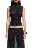 Lioness Ford Top Onyx Polka