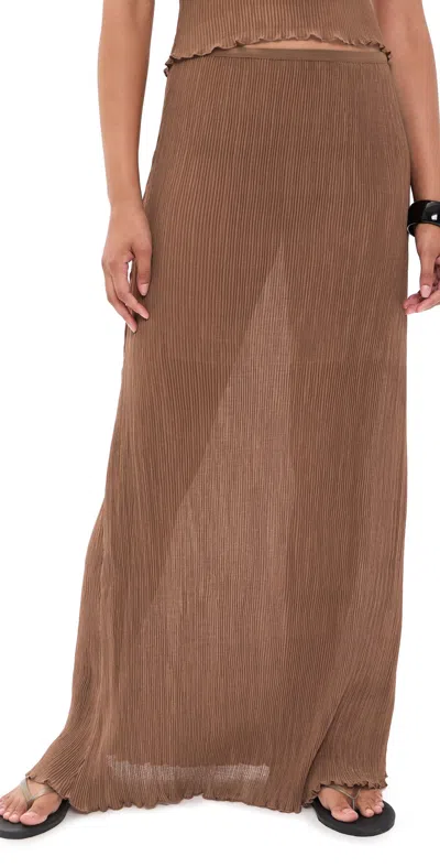 Lioness Ford Maxi Skirt Cocoa