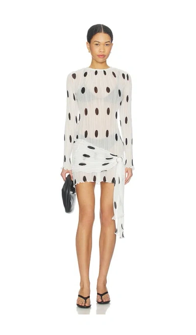 Lioness Ford Mini Dress In White