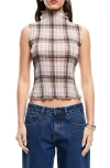 Lioness Ford Top Tan Plaid