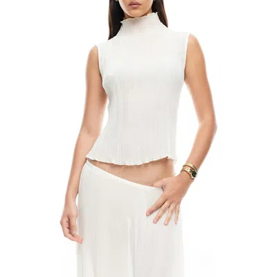 Lioness Ford Variegated Rib Tank In Ivory