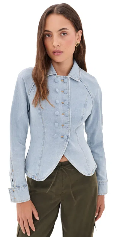 Lioness Form Denim Jacket Light Denim