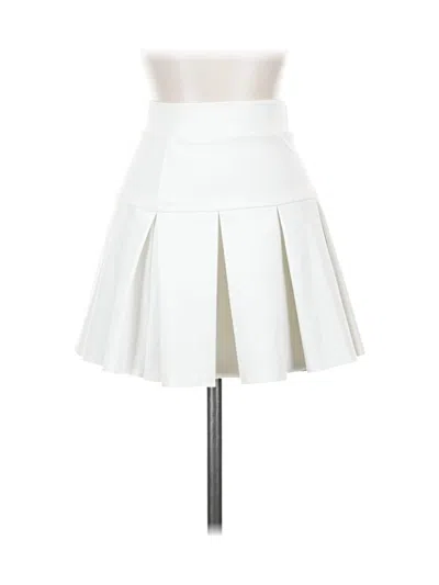 Pre-owned Lioness Formal Skirt In White