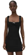 Lioness Fortune Mini Dress Onyx In Black