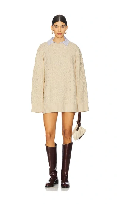 Lioness Gigi Knit Sweater In 象牙白