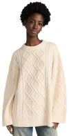 LIONESS GIGI KNIT SWEATER IVORY