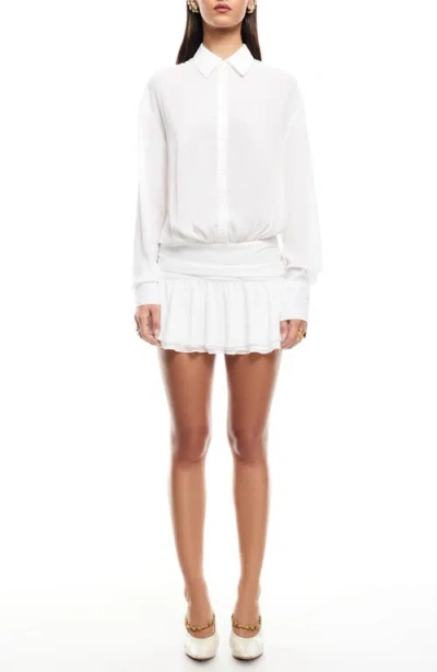 Lioness Girls, Girls, Girls Long Sleeve Minidress In Snow