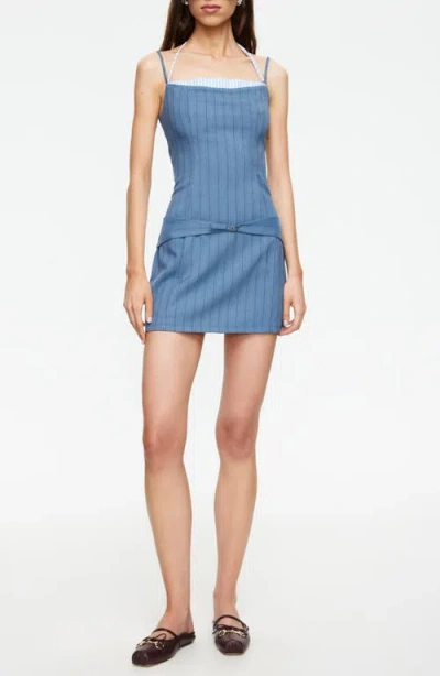 Lioness Glace Sleeveless Minidress In Multi