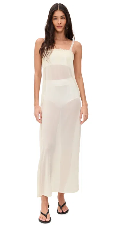 Lioness Glacial Maxi Dress Butter In Yellow