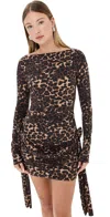 Lioness Glory Mini Dress In Leopard