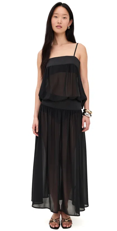 Lioness Gracia Maxi Dress Noir In Black