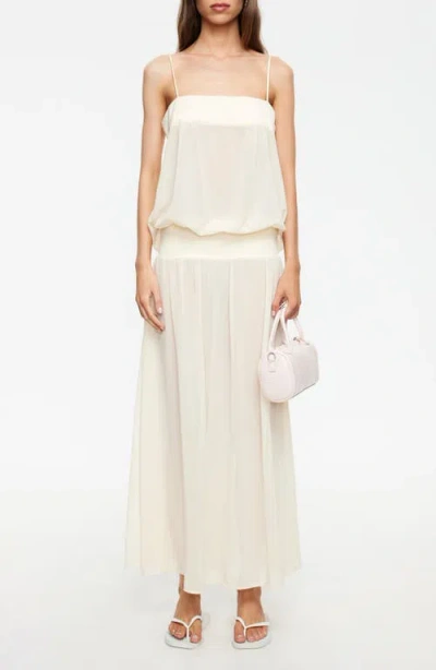 Lioness Gracia Sleeveless Chiffon Maxi Dress In White