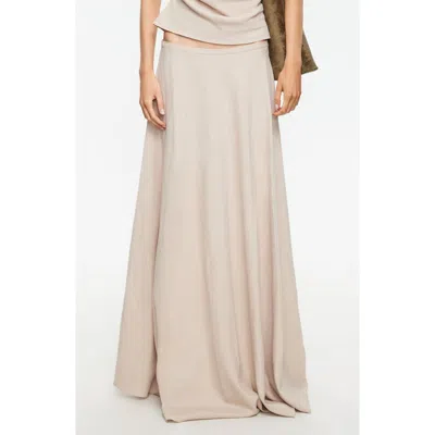 Lioness Halcycon Linen Blend Maxi Skirt In Neutral