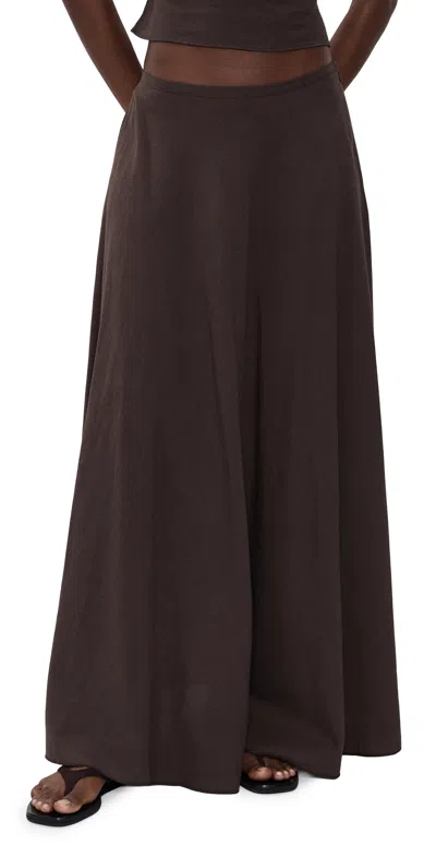 Lioness Halcyon Maxi Skirt Brown