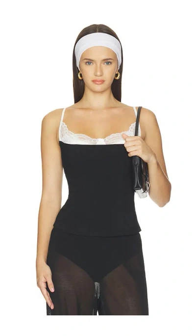 Lioness Heartstring Corset In Black