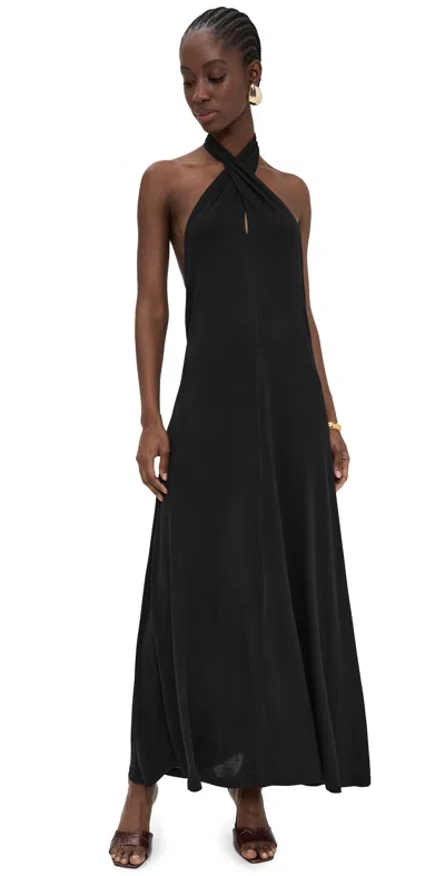 Lioness Heavenly Maxi Dress Obsidian In Black