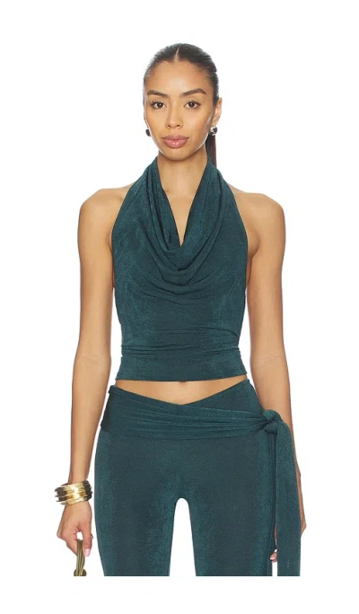 Lioness Heritage Halter Top In Green