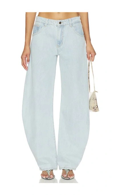 Lioness Horseshoe Jeans In Blue