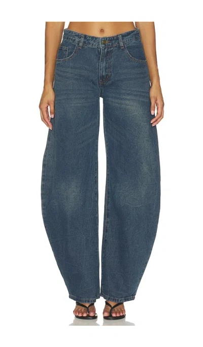Lioness Horseshoe Jeans In Blue
