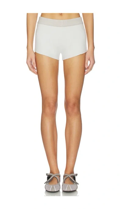 Lioness Housewife Knit Short In White