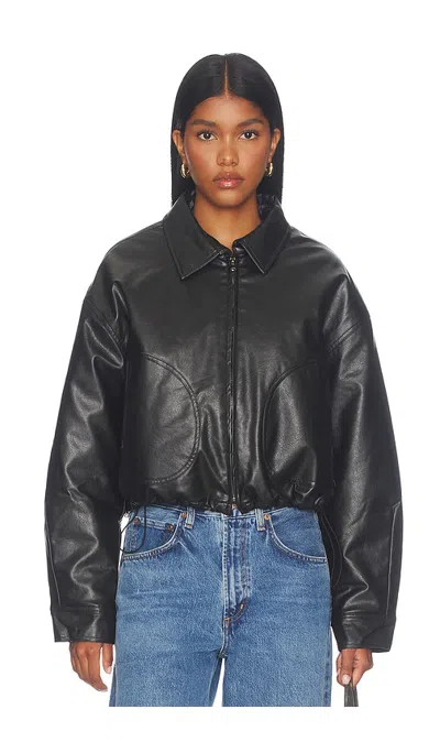 Lioness Hudson Bomber Jacket In Onyx