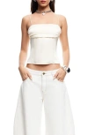 Lioness Humphrey Corset Camisole In White