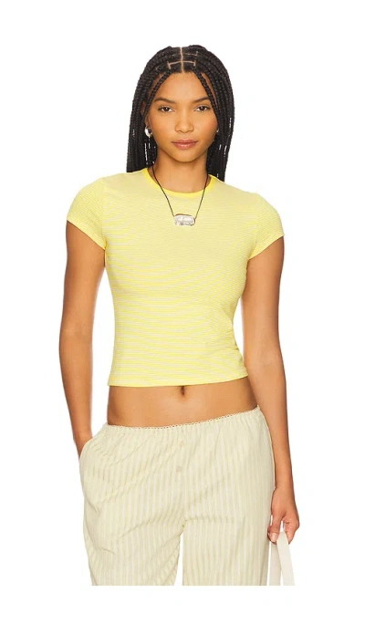 Lioness In Bloom Tee In Yellow