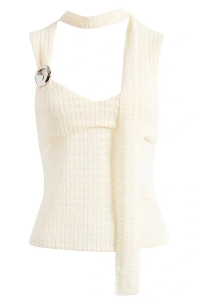 Lioness In Your Dreams Sweater Tank In Beige