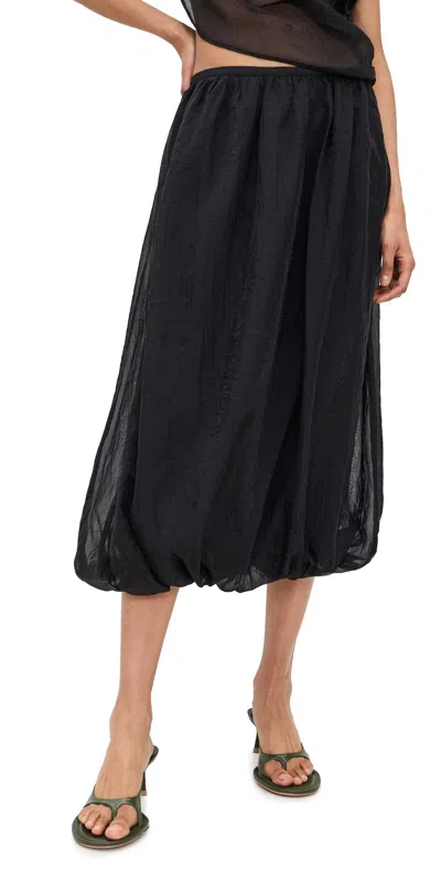 Lioness Intuition Bubble Midi Noir In Black