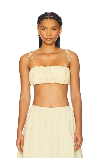 Lioness Intuition Bubble Top In Lemon