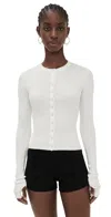 Lioness Ivy League Top Snow In White