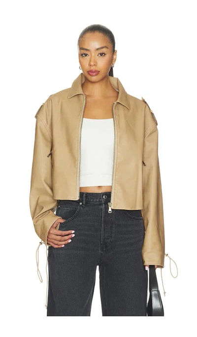 Lioness Jet Jacket In Brown