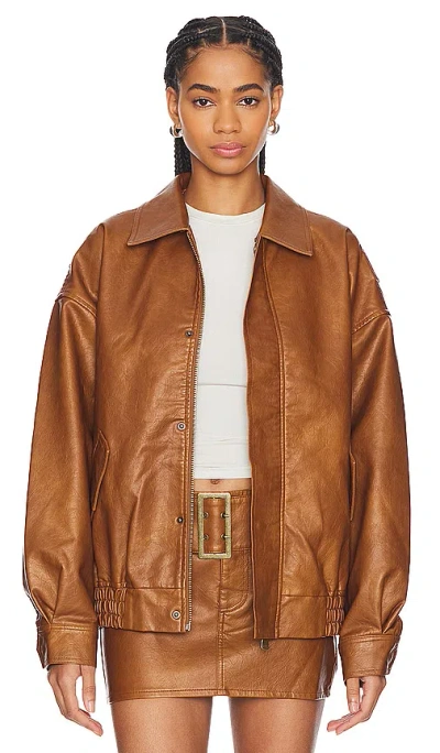 Lioness Kenny Bomber In Tan