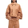 Lioness Kenny Bomber Jacket In Camel