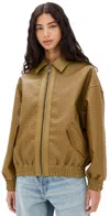 Lioness Kenny Woven Bomber Jacket Olive