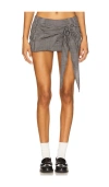 Lioness Kensington Mini Skort In Gray