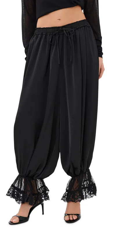 Lioness Kiss & Tell Pants Noir In Black