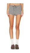 Lioness Kourt Bloomers Chocolate Sea Stripe In Blue