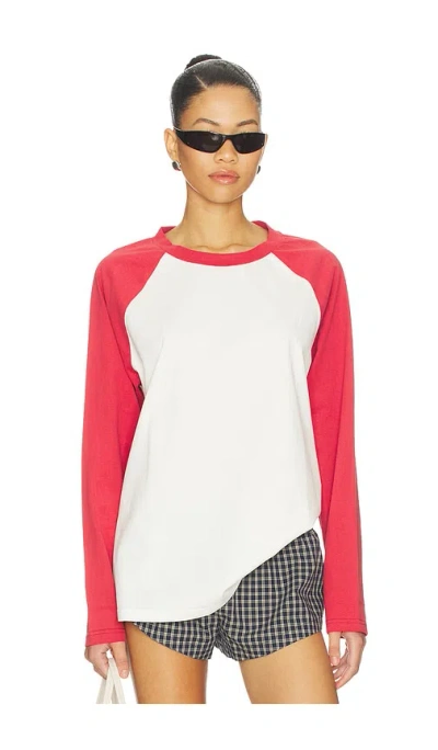 Lioness Kravitz Baseball Tee In Purple