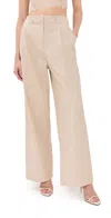 Lioness La Quinta Pant Tan Pinstripe