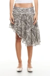 Lioness Legacy Chiffon Midi Skirt In Black