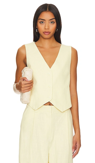 Lioness Leo Vest In Butter