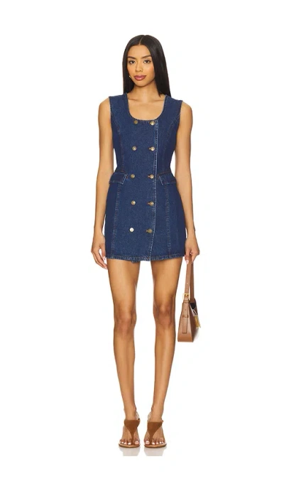 Lioness L'esprit Mini Dress In Blue